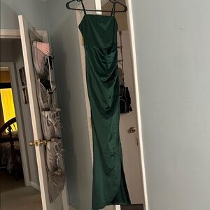 Elegant Green Evening Gown